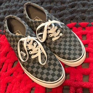 Size 12 checkered vans